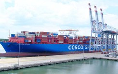 Tàu container lớn nhất thế giới rời cảng Quốc tế Cái Mép đi Bắc Mỹ