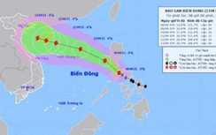 Bão Côn Sơn vào Biển Đông sẽ chịu tác động của một siêu bão khác