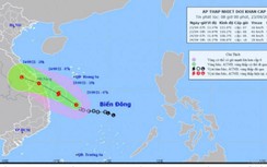 Tối nay, áp thấp nhiệt đới mạnh thành bão giật cấp 10?