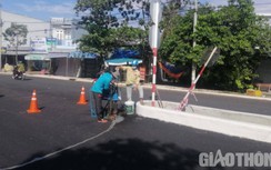 Người dân TP Cà Mau phấn khởi khi đoạn tuyến QL63 hoàn thành thảm nhựa