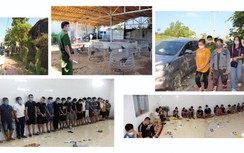 Nghệ An: Tướng công an tung quân bắt sới bạc khủng trong trại gà