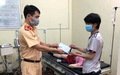 CSGT Hà Nội hỗ trợ thai phụ chuyển dạ trên đường từ vùng dịch về quê