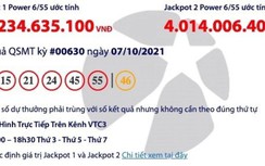 Kết quả xổ số Vietlott 7/10: Tìm người may mắn trúng gần 70 tỷ Vietlott