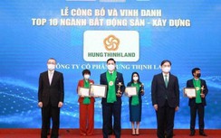 Hưng Thịnh Land đón nhận giải thưởng Thương hiệu mạnh Việt Nam 2021