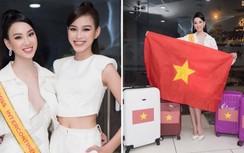 Đỗ Thị Hà cổ vũ Ái Nhi mang hơn 80kg hành lý đi thi Miss Intercontinental