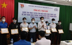 Cần Thơ: Trao giải cuộc thi tìm hiểu kiến thức pháp luật ATGT