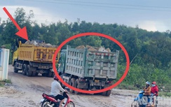 Hãi hùng đoàn xe tải "chạy ngày, cày đêm" phá đường từ Hòa Phát Dung Quất