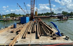Cầu Mỹ Thuận 2 đang thi công vượt tiến độ