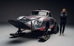 Xế cổ Porsche 356A độ bánh xích khủng chuẩn bị chinh phục nam cực