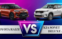Infographic: Cùng tầm giá, chọn Toyota Raize hay Kia Sonet Deluxe AT?