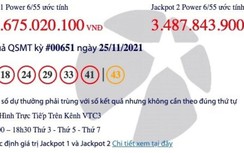 Kết quả xổ số Vietlott 25/11: Tìm người trúng giải khủng hơn 144 tỷ