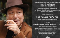 Thông tin về tang lễ của nhạc sĩ Phú Quang