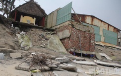 Quảng Nam: Cận cảnh bờ biển Cửa Đại bị tàn phá sau những trận mưa bão