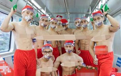 Sở Văn hóa sẽ xử lý vụ cởi trần quảng cáo trên tàu điện Cát Linh - Hà Đông