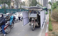 Phương tiện vẫn “bủa vây” làn buýt nhanh BRT