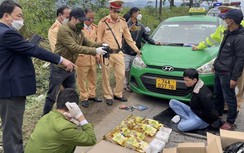CSGT Quảng Trị bắt vụ vận chuyển 10kg ma túy trên QL9
