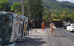 Tai nạn liên hoàn trên đèo Bảo Lộc: 4 người bị thương, giao thông ùn ứ 10km