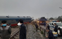 Vụ va ô tô, đổ tàu ở Phủ Lý: Đường sắt Bắc - Nam thông trở lại