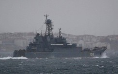 Sáu tàu tấn công đổ bộ của Nga rầm rập tiến vào Biển Đen, tham gia tập trận
