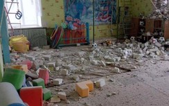 Xung đột miền Đông Ukraine: Xảy ra hàng trăm vụ nổ, 1 nhà trẻ tan hoang