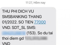 Khách bức xúc vì phí tin nhắn SMS Banking tăng vọt, ngân hàng nói gì?