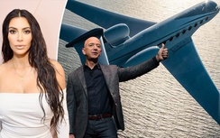 Choáng với phi cơ 95 triệu USD "sặc mùi tiền" của Kim Kardashian