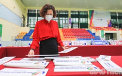Cận cảnh nhà thi đấu ở Hà Nội gấp rút chuẩn bị cho SEA Games 31