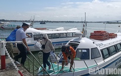 Tạm dừng tàu tuyến Cửa Đại - Cù Lao Chàm: Tàu công vụ phục vụ đưa đón dân