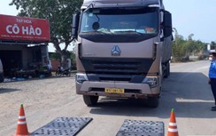 TTGT ra quân dẹp xe quá tải trên đường Hồ Chí Minh qua Đắk Nông