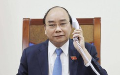 Chủ tịch nước Nguyễn Xuân Phúc điện đàm với Tổng thống đắc cử Hàn Quốc
