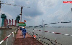 Video: Thi công xuyên lễ Giỗ Tổ trên công trình cầu Mỹ Thuận 2