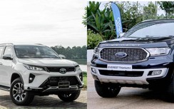 Ford Everest cạnh tranh quyết liệt với Toyota Fortuner