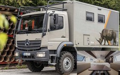 Xe tải Mercedes-Benz được chuyển đổi thành nhà di động cao cấp