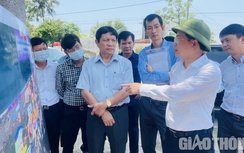 Bàn giao cơ bản cắm cọc GPMB toàn tuyến cao tốc Quảng Ngãi - Hoài Nhơn