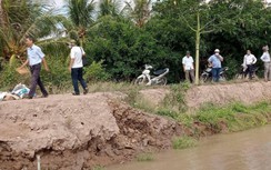 Sóc Trăng: Nguy cơ sạt lở rình rập 300 hộ dân ven bờ sông Hậu