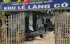 Trường mầm non tại Yên Bái cháy rụi sau tiếng nổ lớn