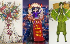 Bánh tráng trộn, nghề ve chai lên sàn diễn của Hoa hậu Hoàn vũ Việt Nam