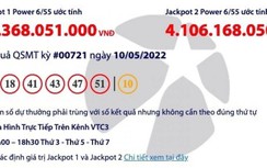Kết quả xổ số Vietlott 10/5: Ai là người may mắn “ẵm” giải khủng hơn 43 tỷ?
