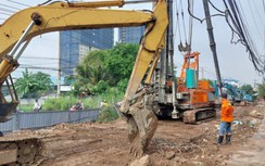 Cận cảnh tái khởi động dự án cải tạo đường Lương Định Của, TP Thủ Đức