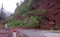 Mưa lớn kéo dài gây sạt lở đoạn dài trên quốc lộ 4H qua Lai Châu