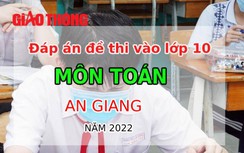 Đáp án đề thi môn Toán tuyển sinh lớp 10 tỉnh An Giang năm 2022