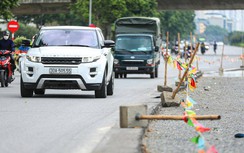 Hà Nội: Loạt dự án trên Đại lộ Thăng Long thi công ẩu, mất an toàn