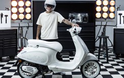 Ca sỹ Justin Bieber và Vespa ra mắt mẫu xe tay ga thời trang