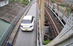 Đề nghị phạt nguội ô tô "nghênh ngang" đi qua cầu Long Biên