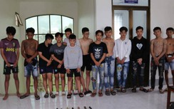 13 thanh thiếu niên thủ dao đi trả thù băng nhóm khác