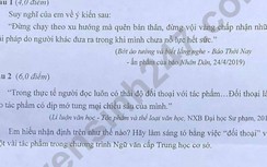 Đáp án đề thi môn Văn chuyên tuyển sinh lớp 10 Hà Nội năm 2022