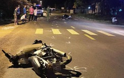 Xe máy đấu đầu trên quốc lộ, hai vợ chồng trẻ tử vong