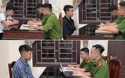 Bắt giữ 5 thanh niên phá nát ruộng dưa hấu của cụ ông ở Nghệ An