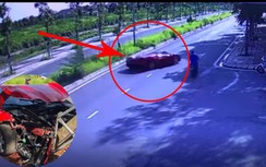 Không có người bị thương vụ siêu xe Ferrari 488 GTB đâm đổ cây ở Hà Nội