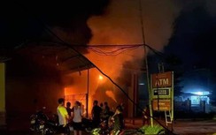 Hải Phòng: Cây ATM của Agribank bị lửa thiêu rụi
